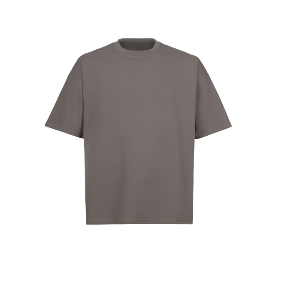 Pigment Grey Oversized Boxy Tee