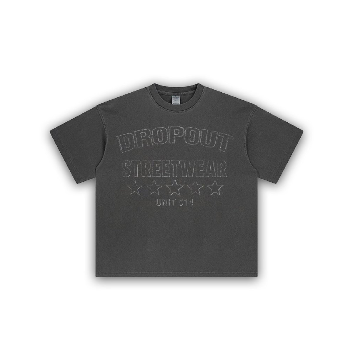 DROPOUT GREY WASH TEE