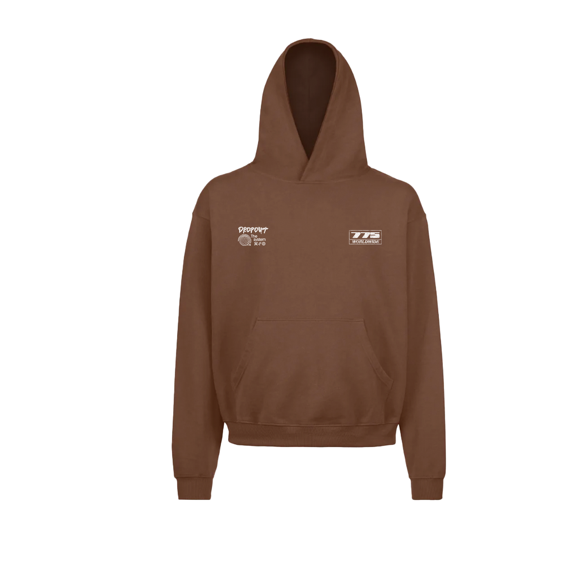 VINTAGE BROWN OVERSIZED HOODIE