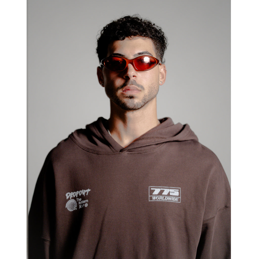 Oversized Hoodie – Dark Brown