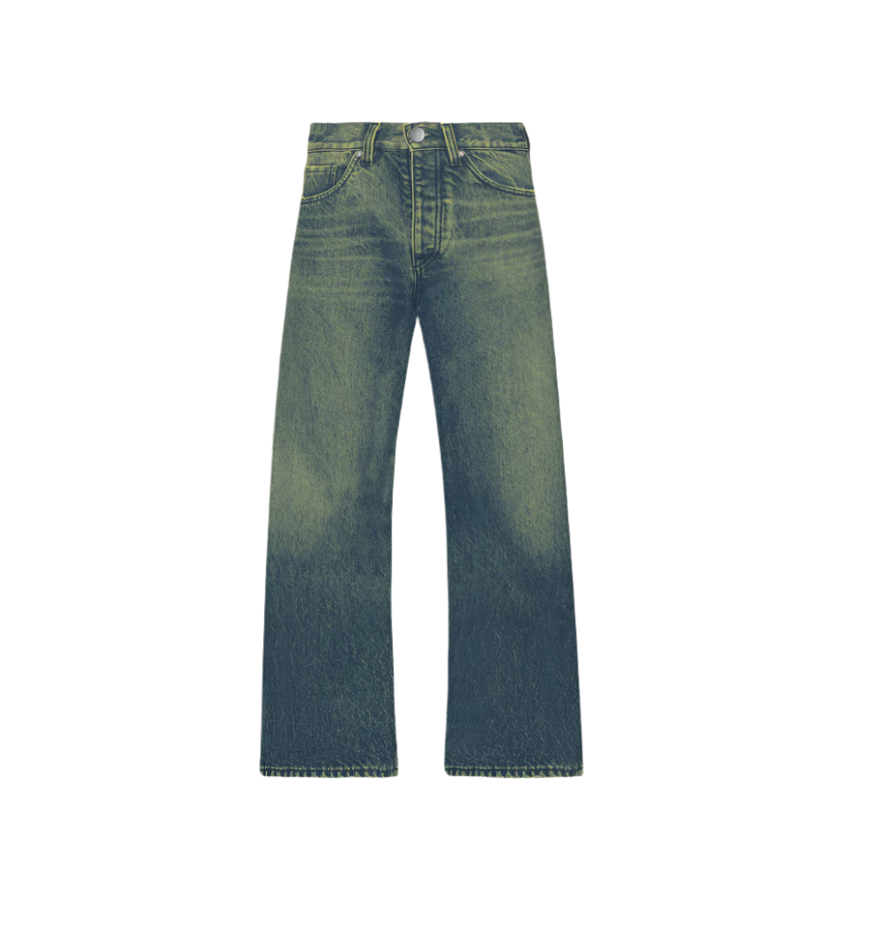 Faded wash storm Blue loose fit jeans