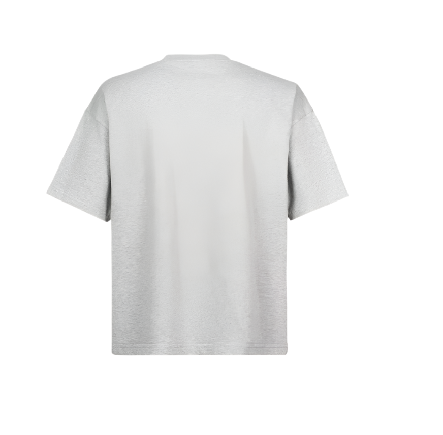 Light Grey Marl Oversized Boxy Tee