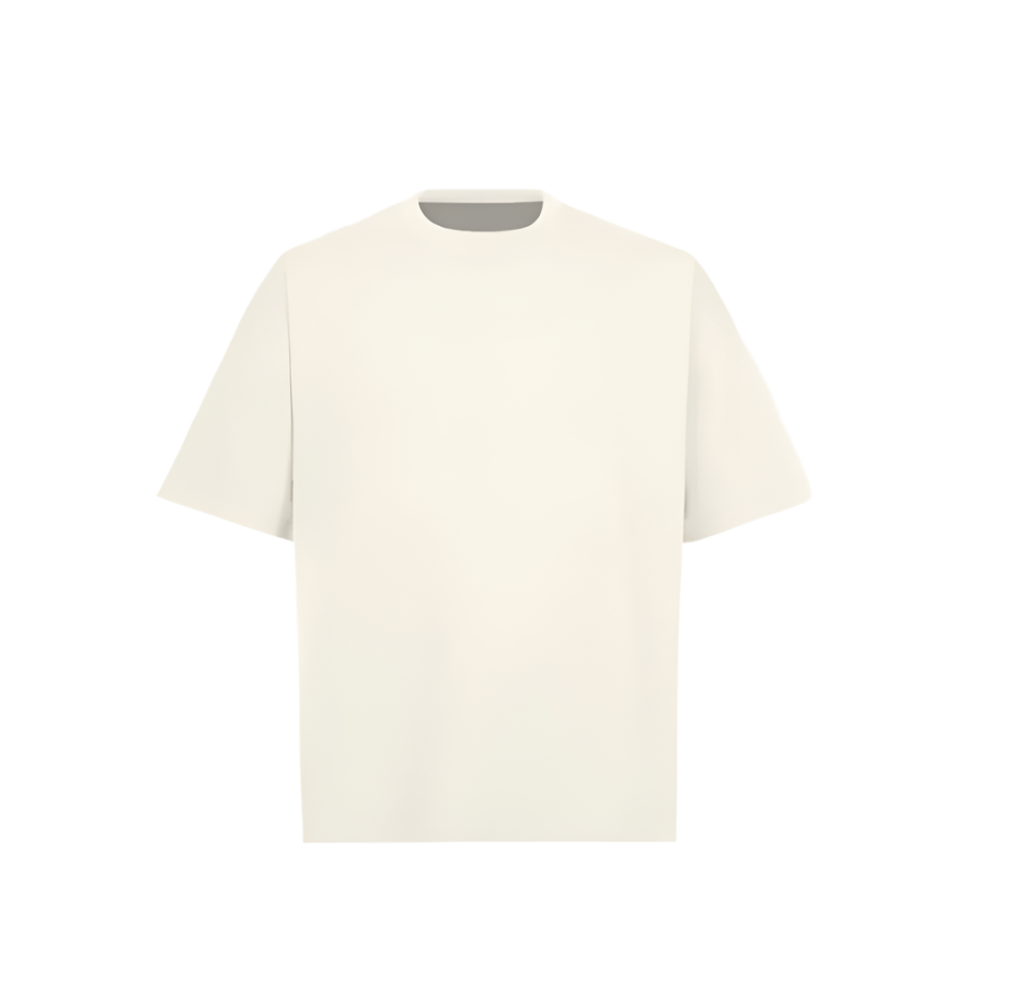 Vintage White Oversized Boxy Tee