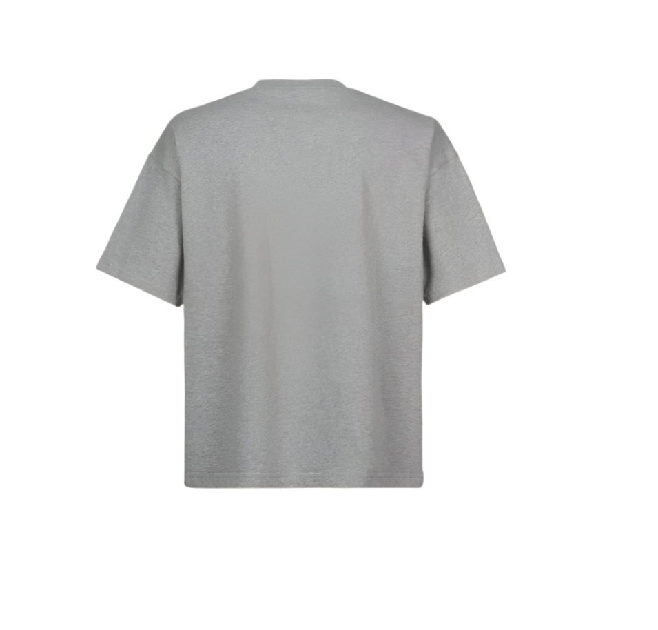 Grey Marl Oversized Boxy Tee