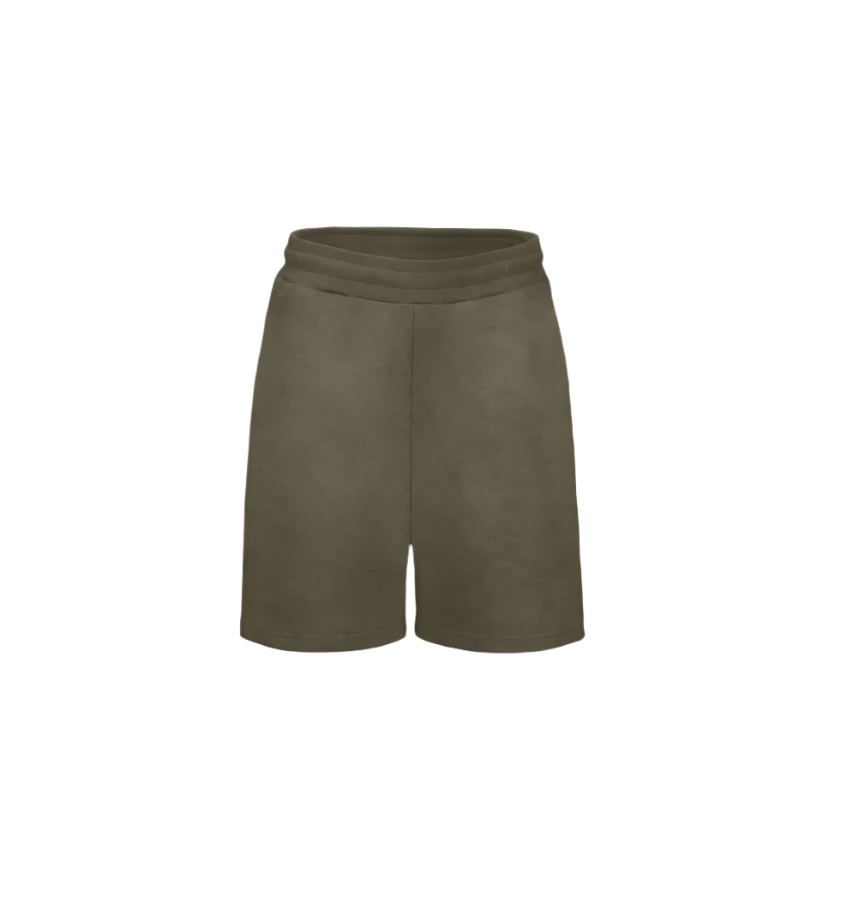 Vintage Olive Relaxed Sweatshorts