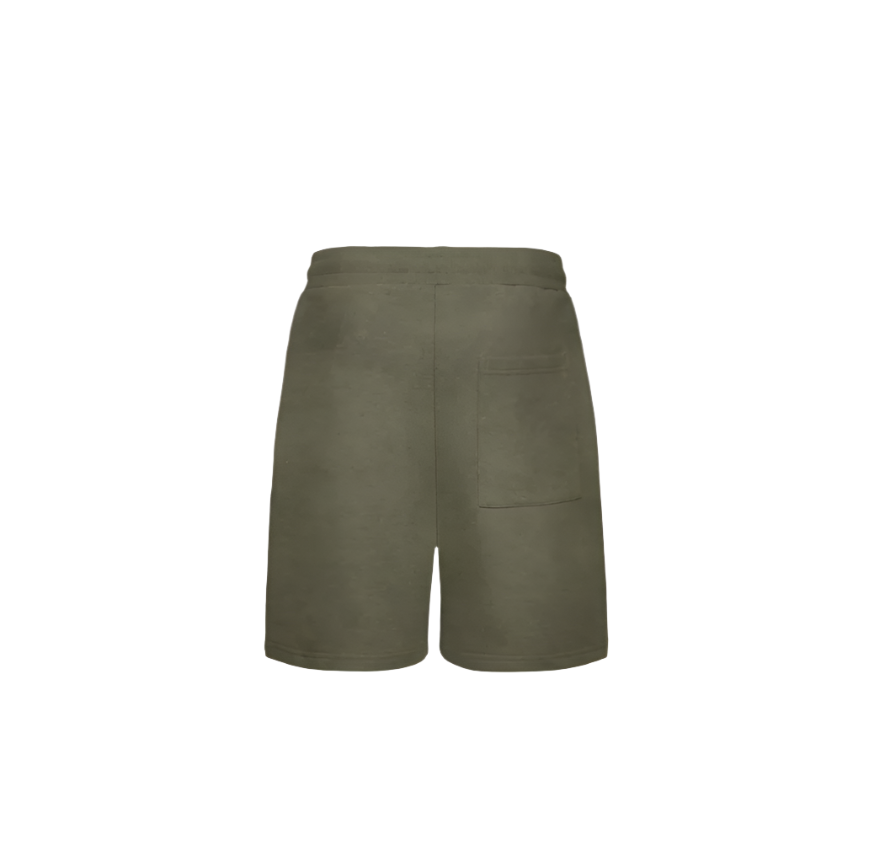 Vintage Olive Relaxed Sweatshorts