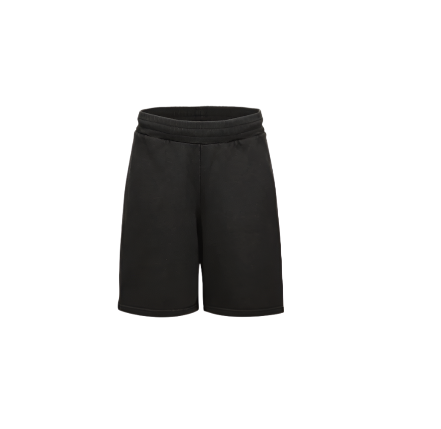 Vintage Black Relaxed Sweatshorts