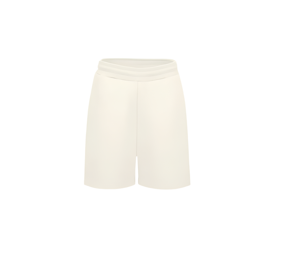 Vintage White Relaxed Sweatshorts