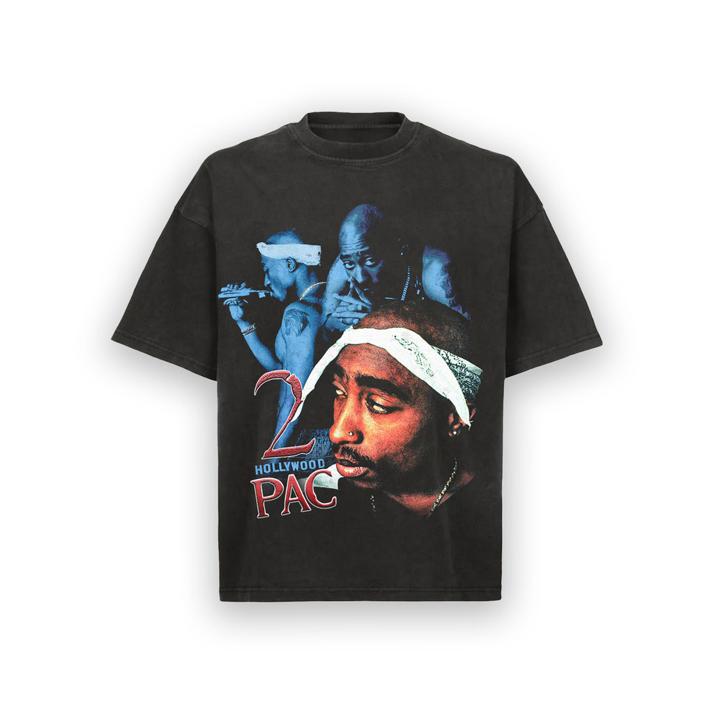 VINTAGE BLACK OVERSIZED BOXY FIT - TUPAC