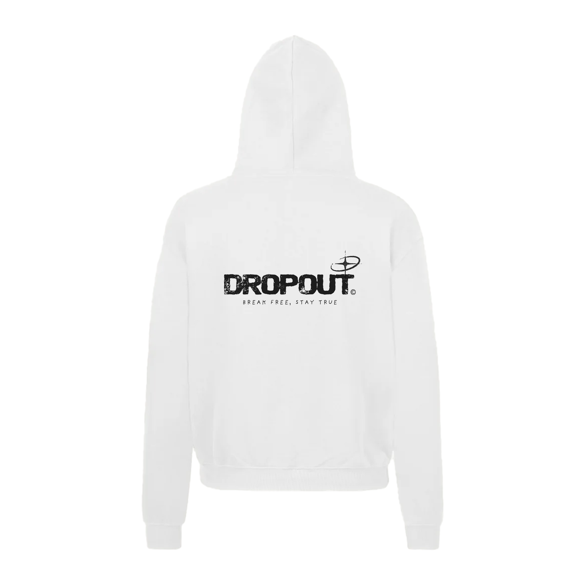 WHITE OVERSIZED HOODIE