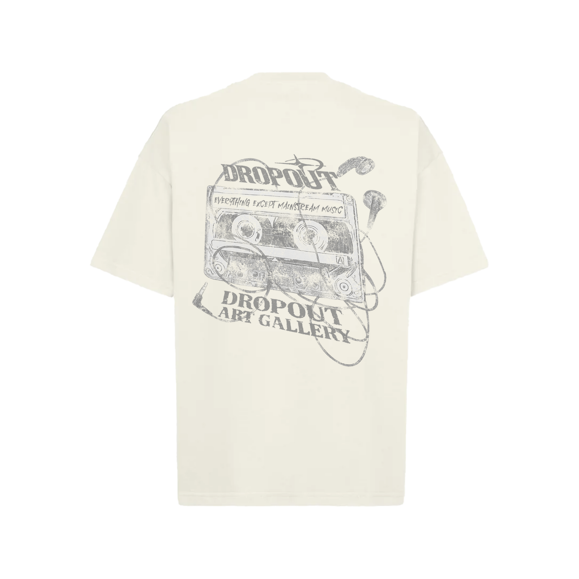 VINTAGE WHITE · OVERSIZED TEE