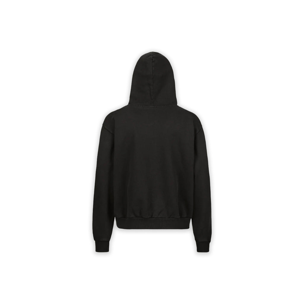 Vintage Black Oversized Hoodie
