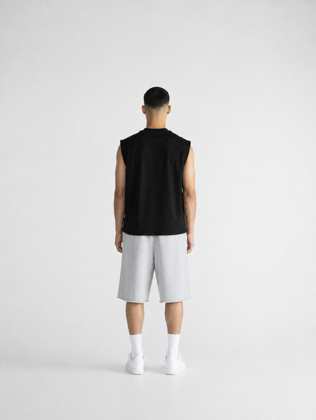 CORE OVERSIZED TANK — BLACK
