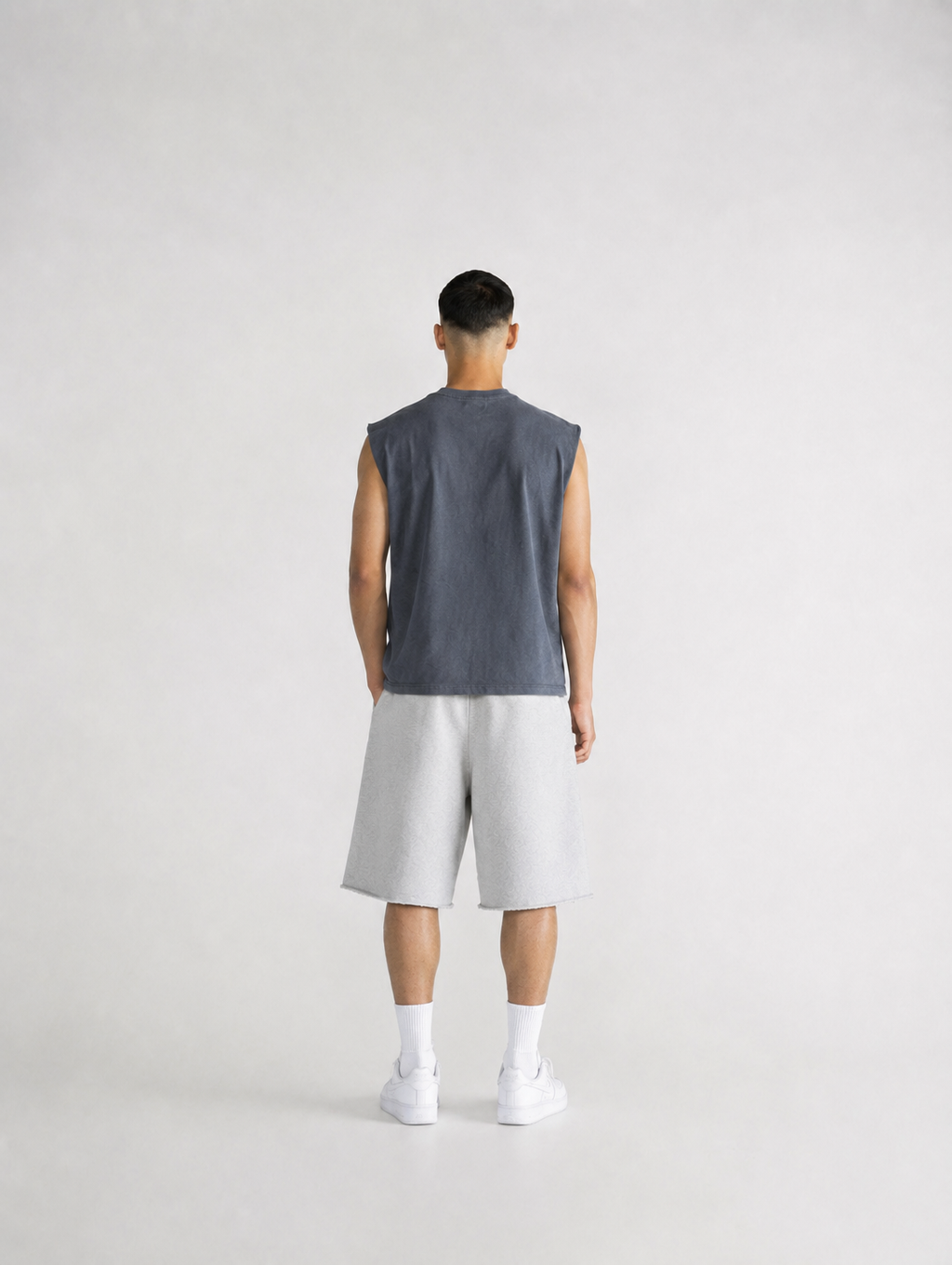 CORE OVERSIZED TANK — WASH BLUE