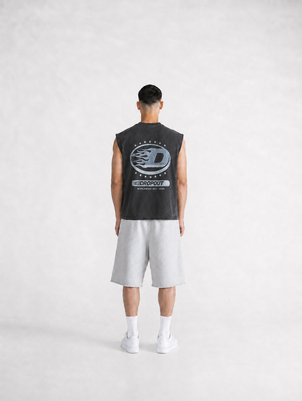 Washed blue - Oversized Tank