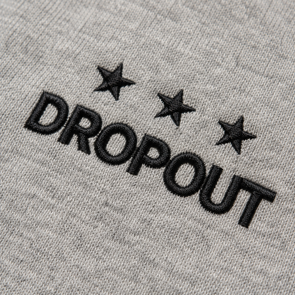 Wide Sweat Shorts - Grey Melange