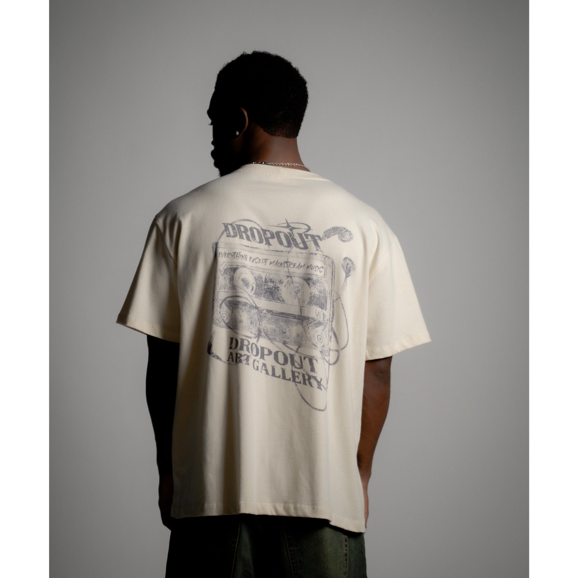 VINTAGE WHITE · OVERSIZED TEE