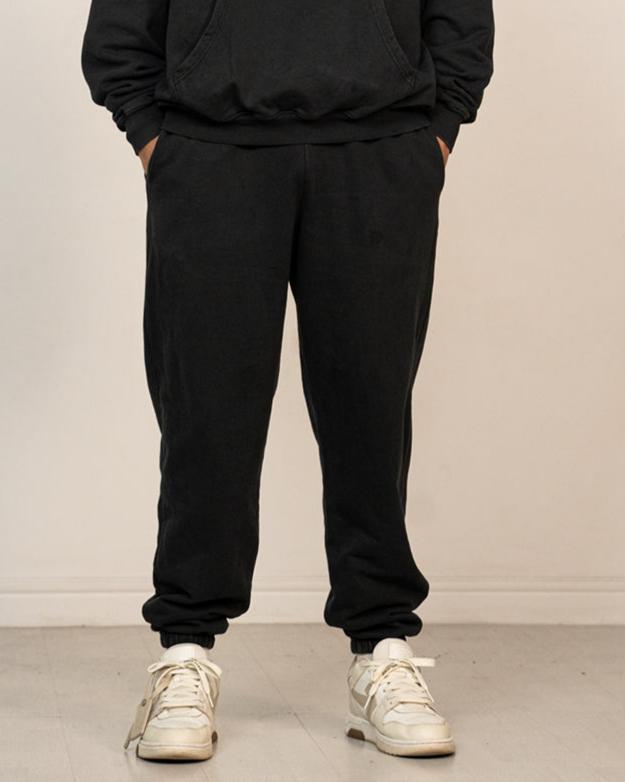 VINTAGE BLACK RELAXED SWEATPANTS