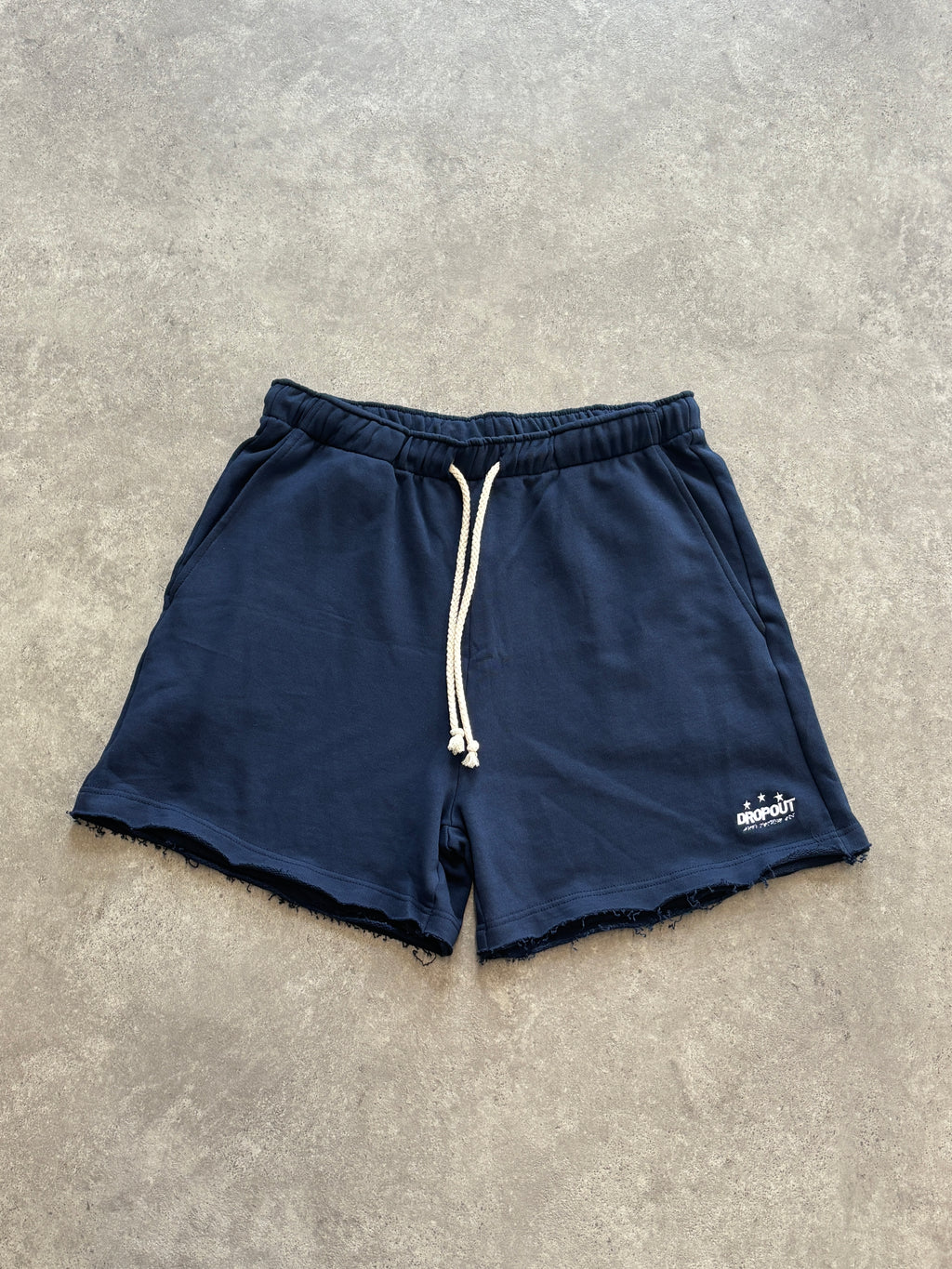 Wide Sweat Shorts – Navy