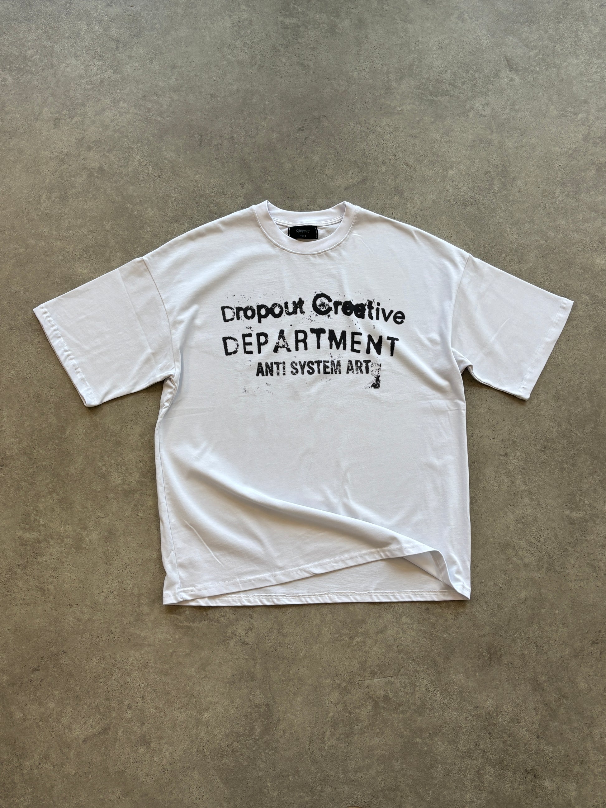 White Oversized Tee - Creative Department