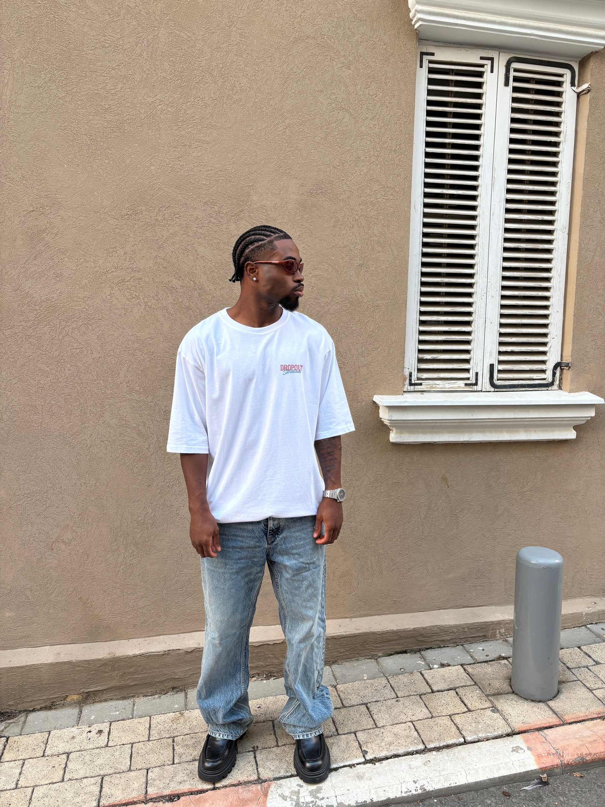 White Oversized Tee