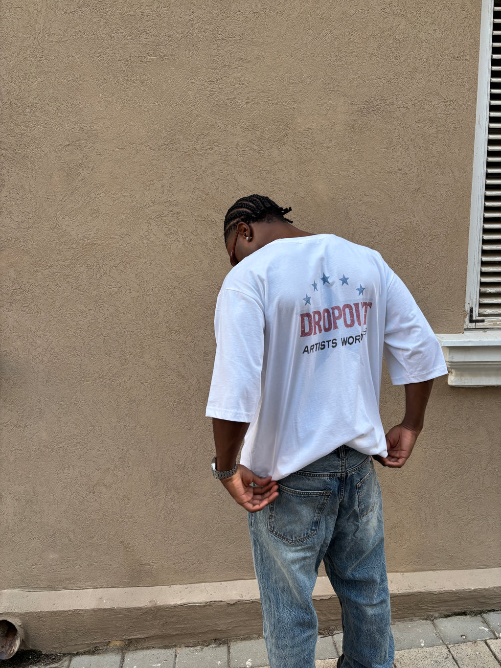 White Oversized Tee