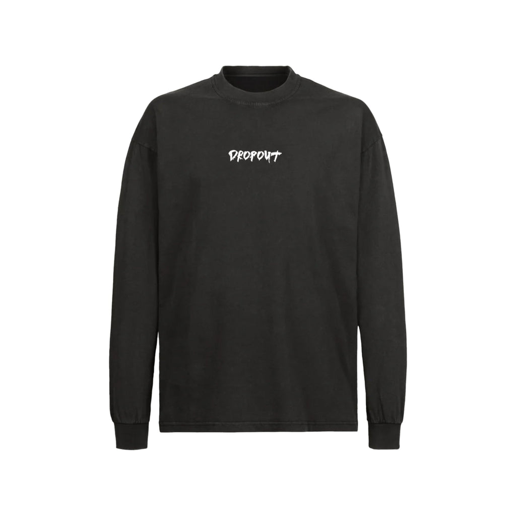 LONG SLEEVE ROSES AND FLAME TEE