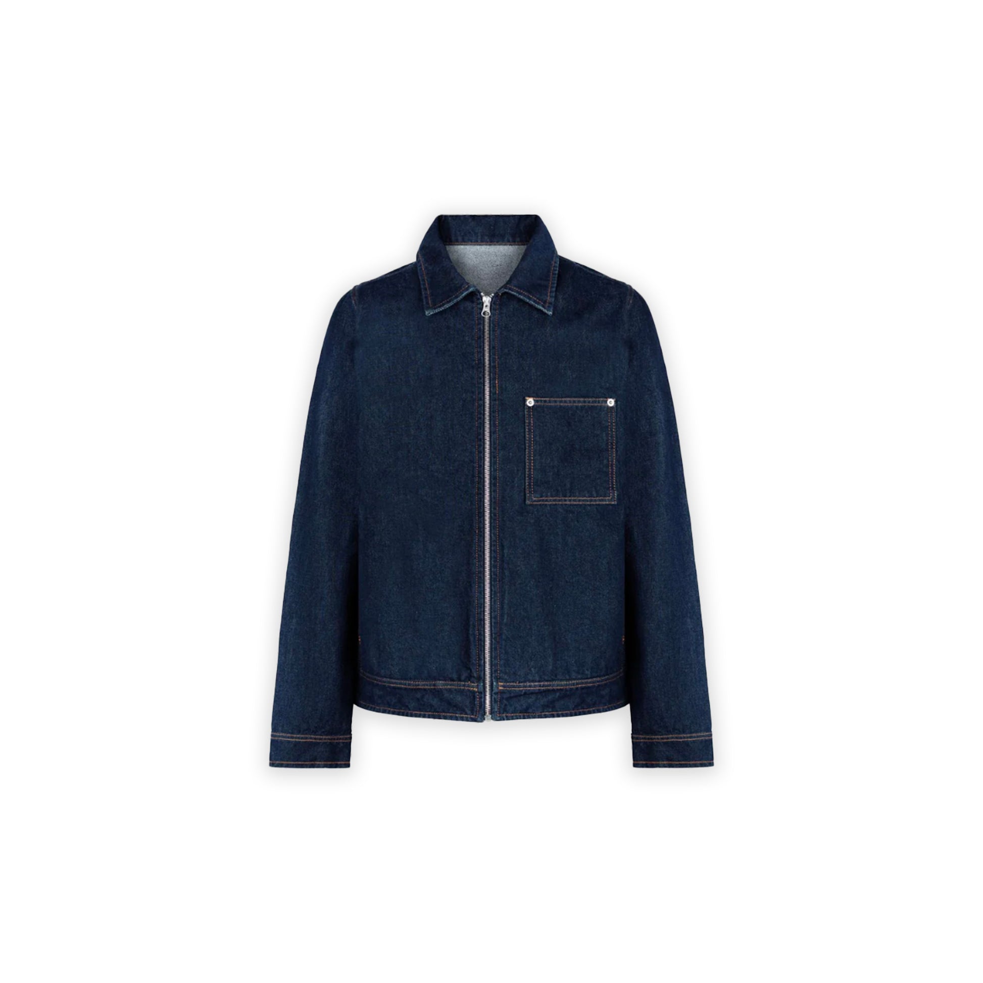 Raw Indigo Boxy Denim Jacket