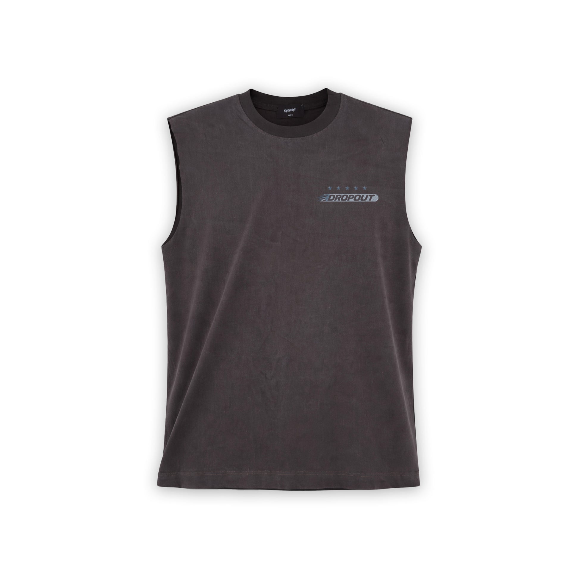 Washed blue - Oversized Tank