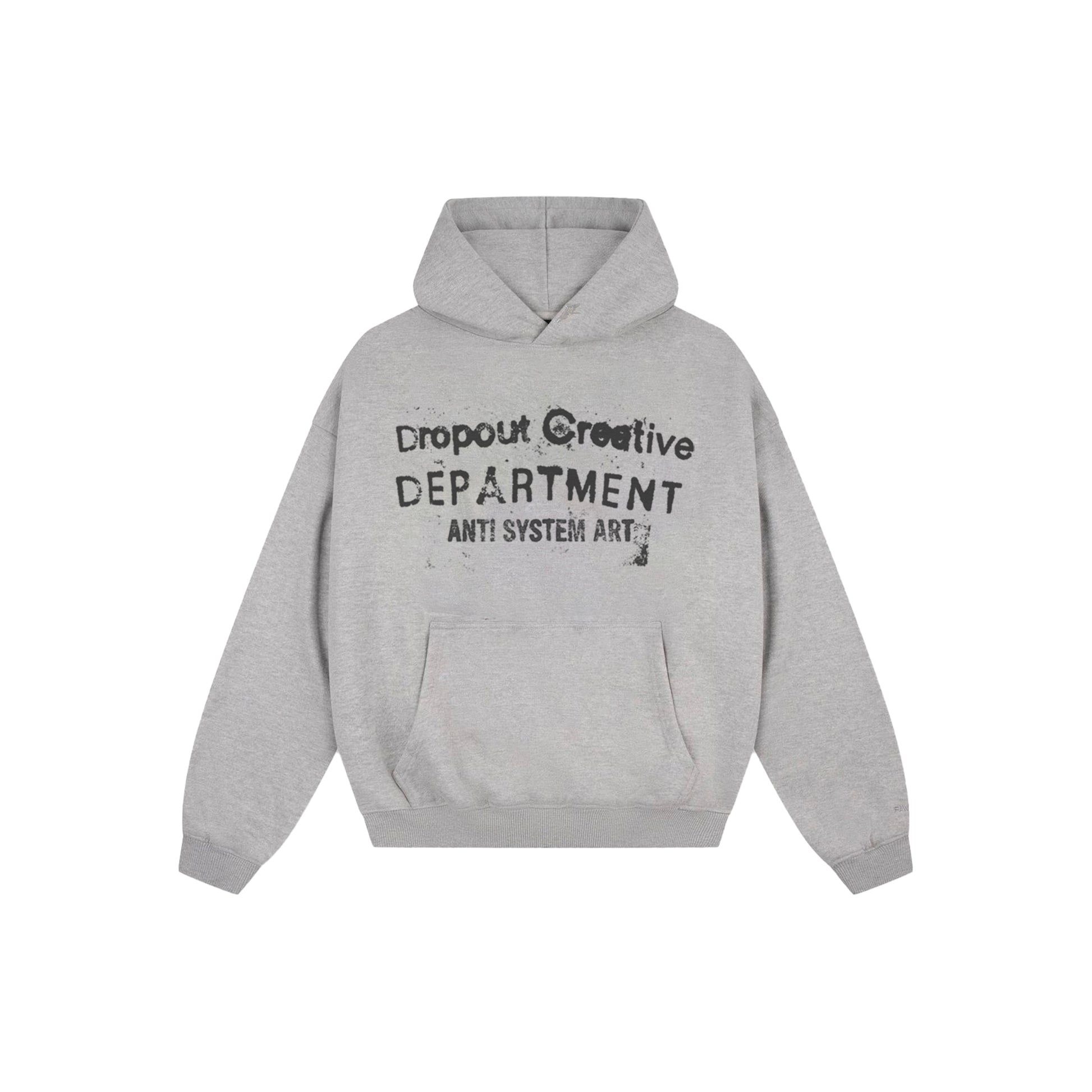Oversized Hoodie – Grey Melange