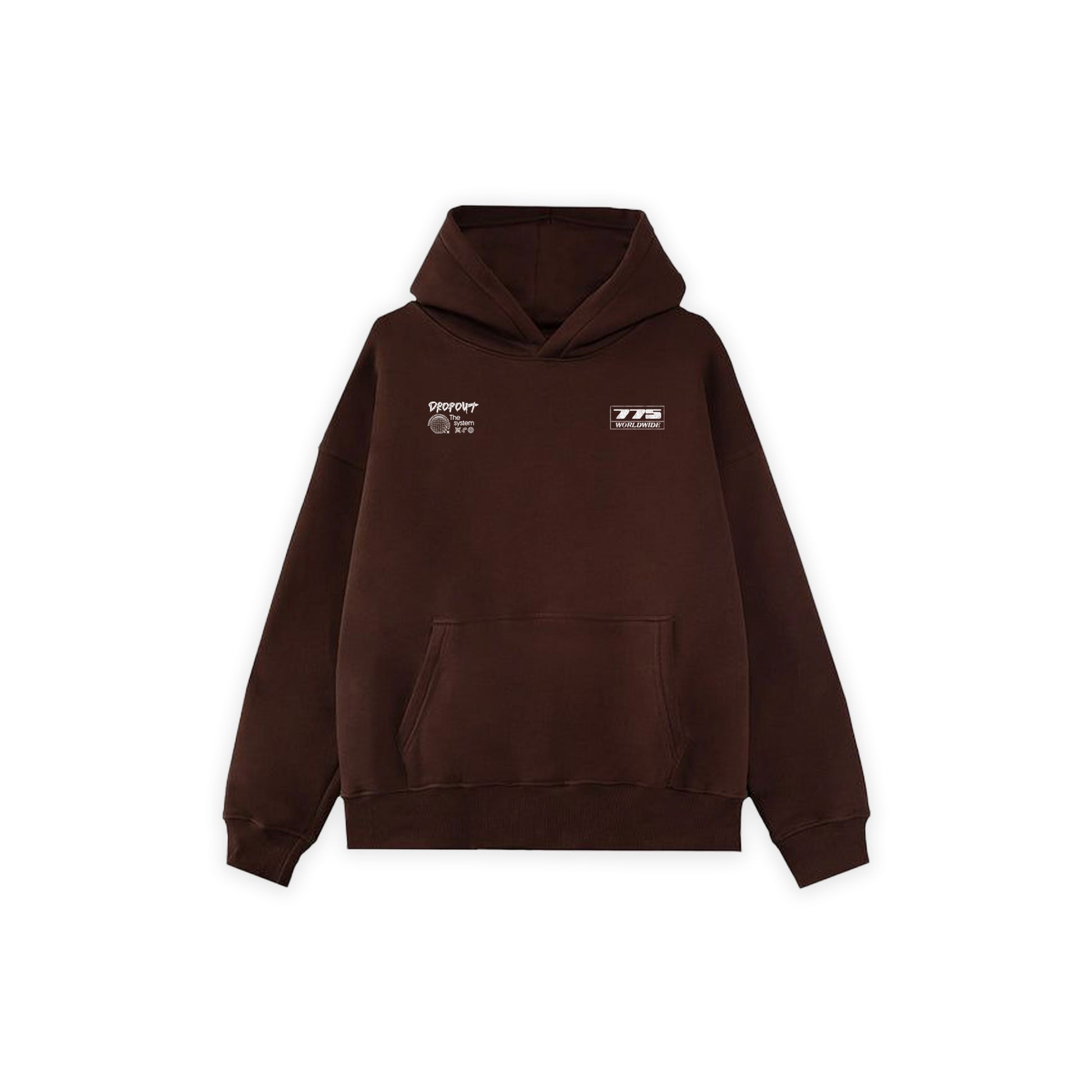 Oversized Hoodie – Dark Brown