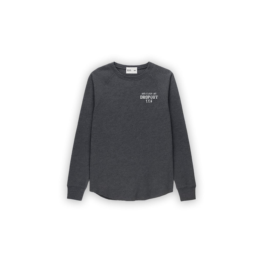 Waffle Long Sleeve  – Slate Blue