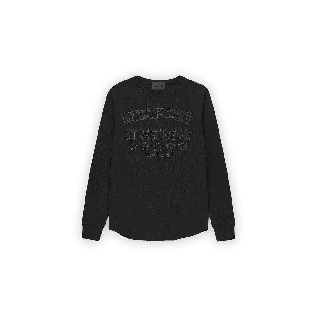 Waffle Long Sleeve – Black