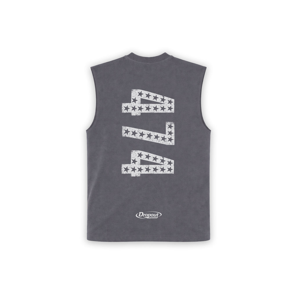 Storm Blue  - Oversized Tank