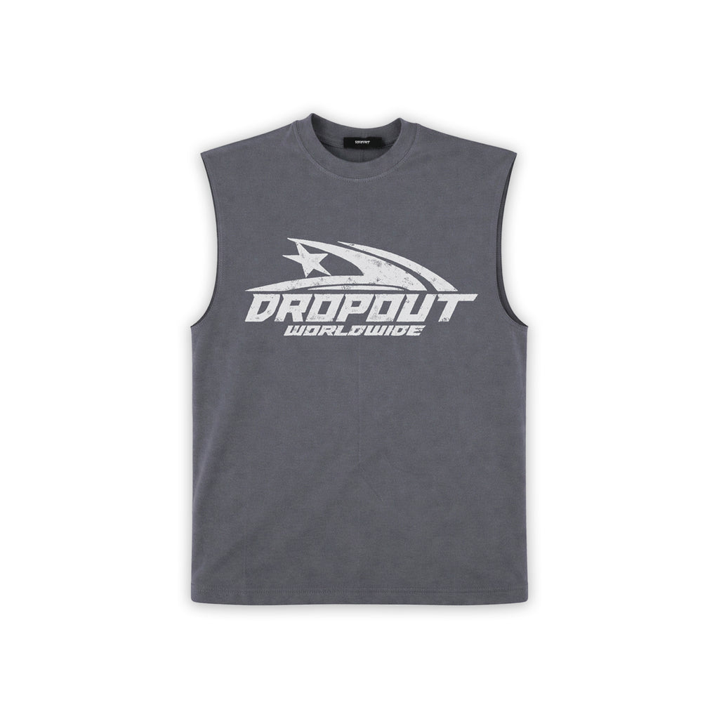 Storm Blue  - Oversized Tank