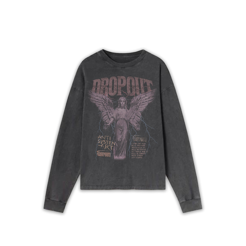 LONG SLEEVE WASH GREY