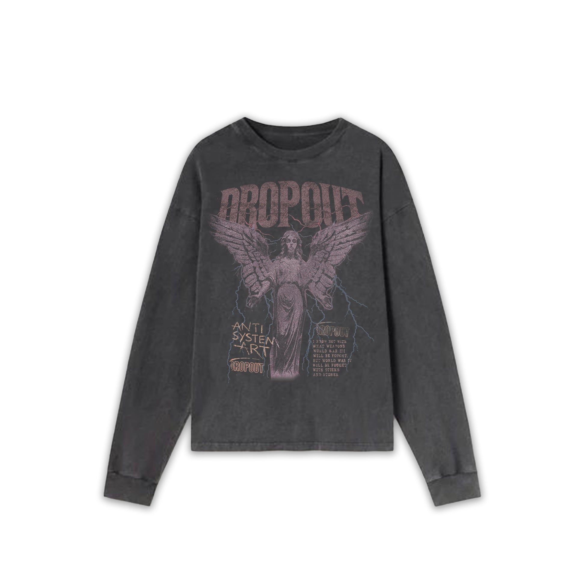 LONG SLEEVE WASH GREY