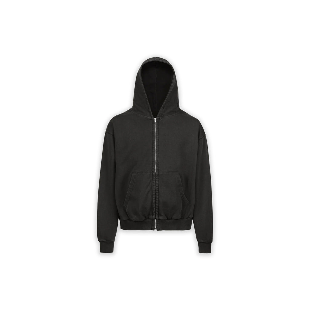 Vintage Black Oversized Hoodie