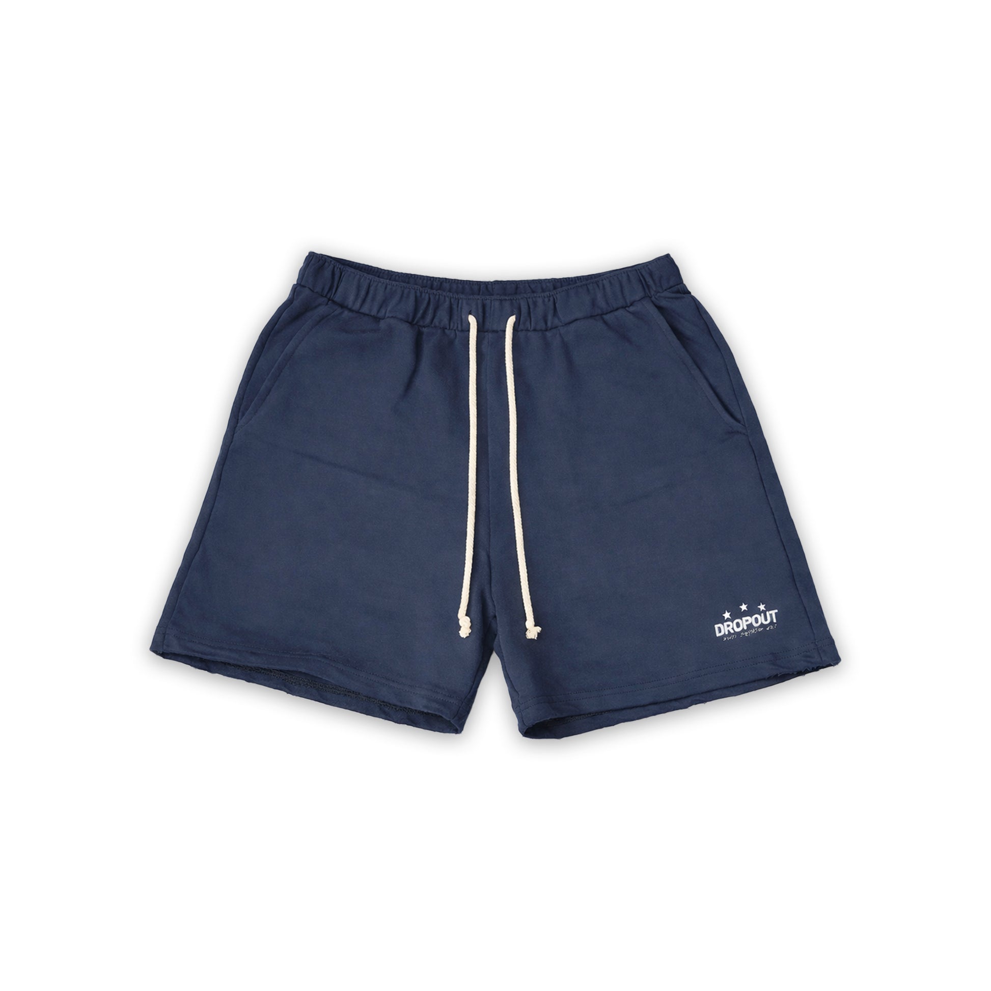 Wide Sweat Shorts – Navy