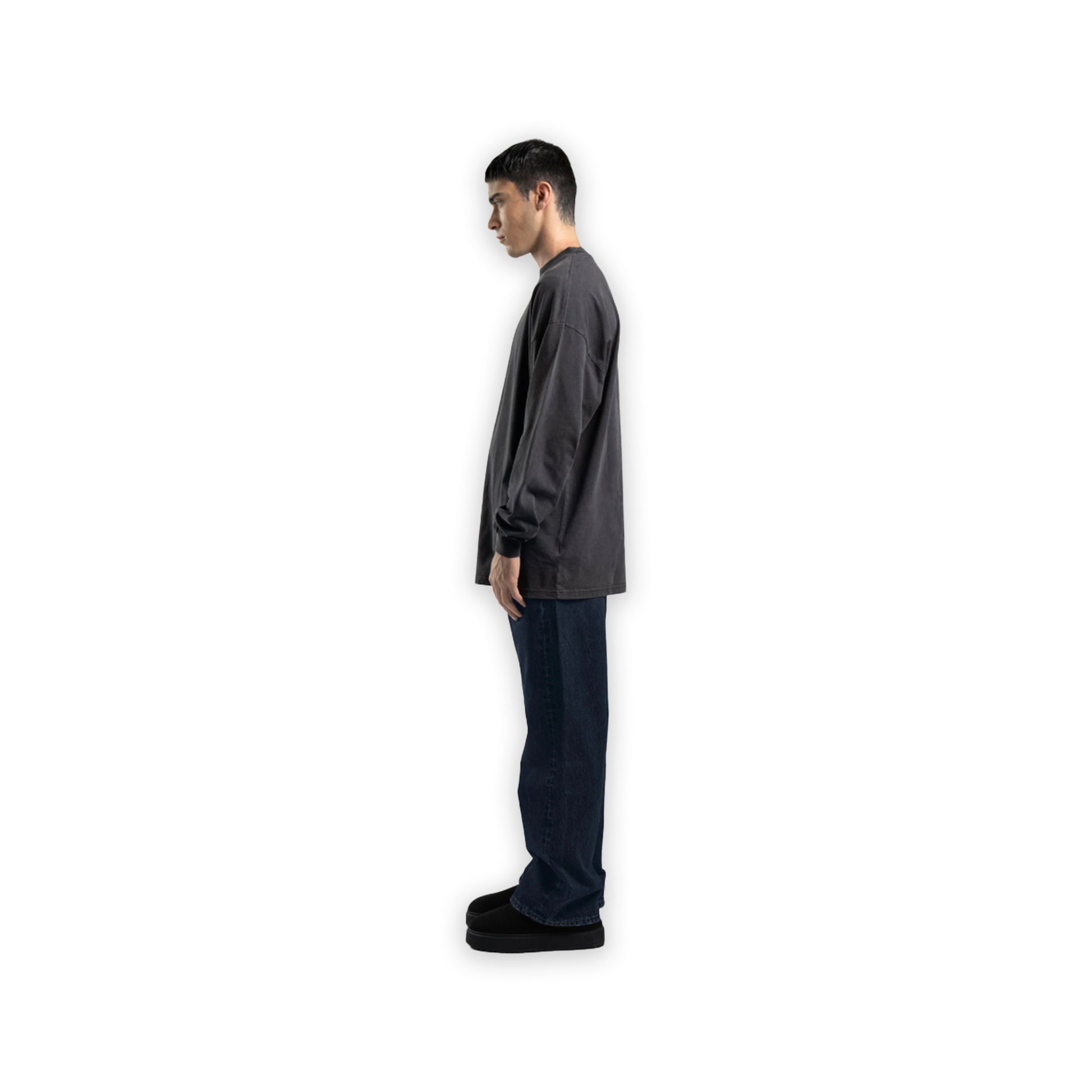 Raw Indigo Loose Fit Jeans.