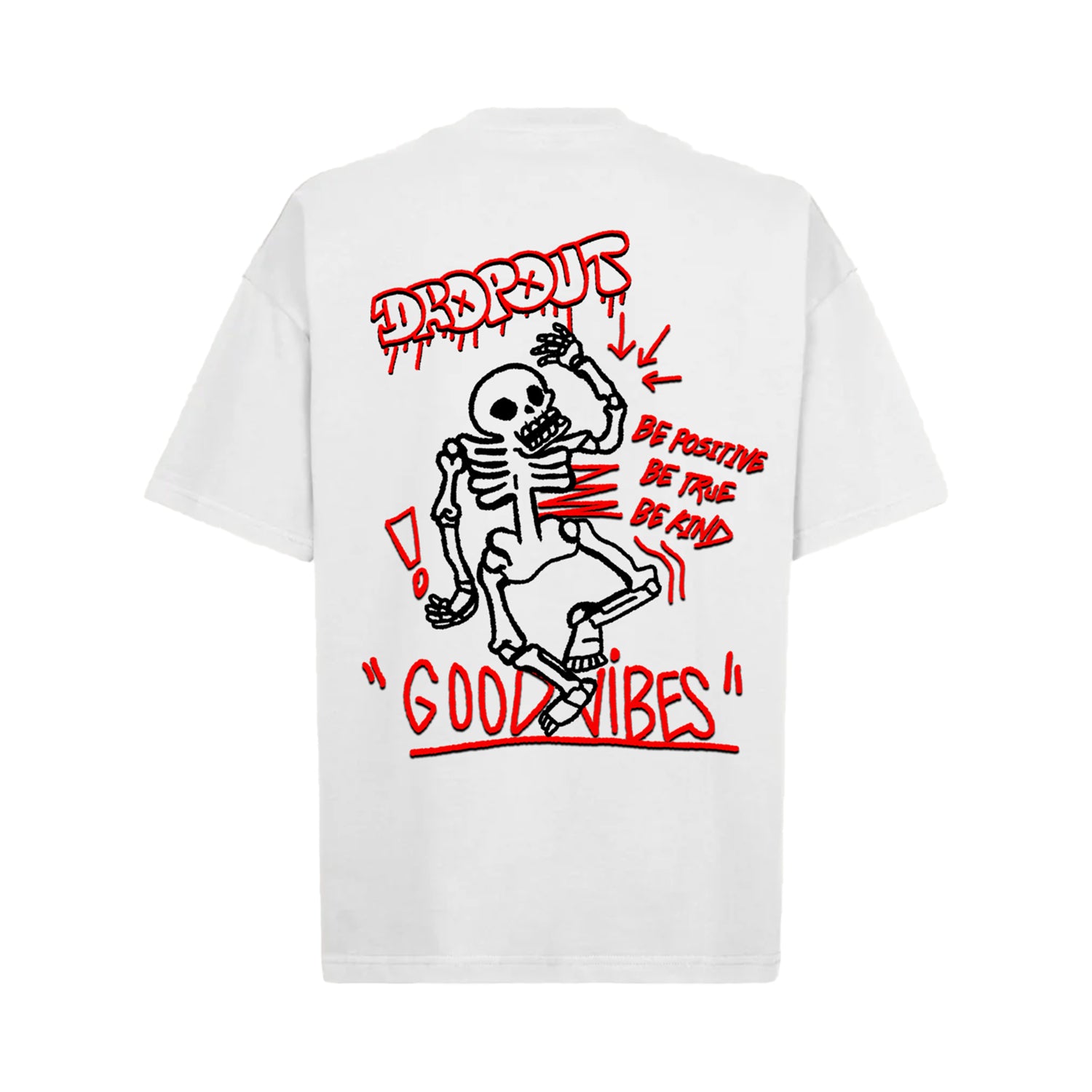 WHITE SKELETONS TEE