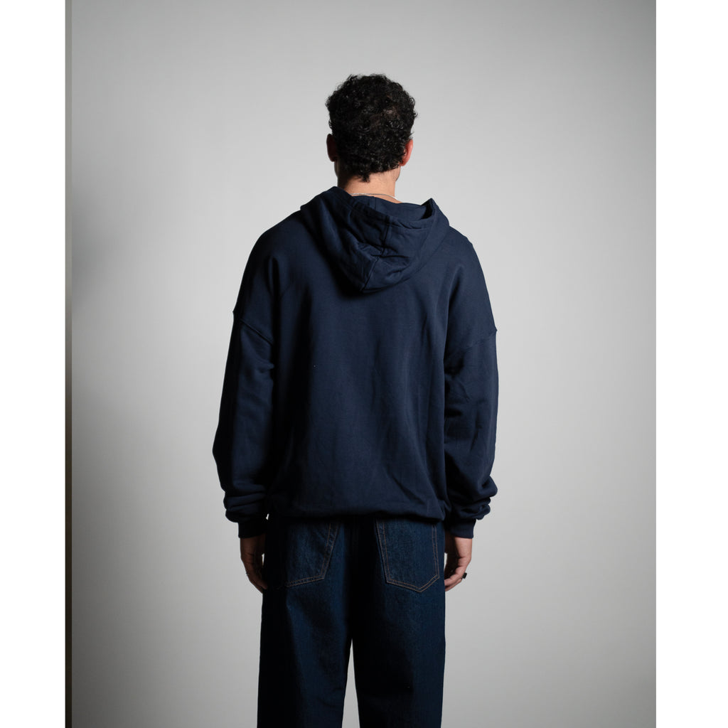 Oversized Hoodie – Navy Blue