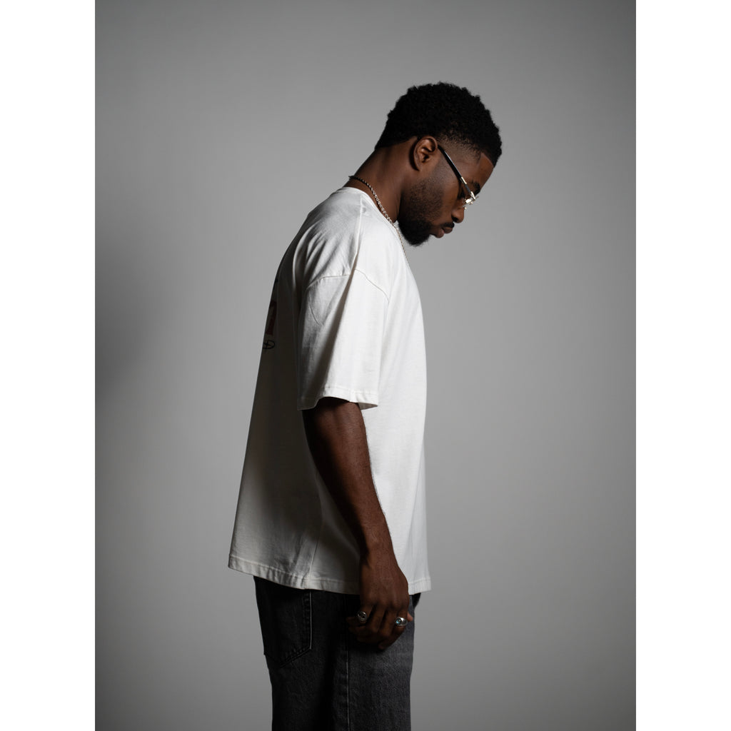 White Oversized Tee