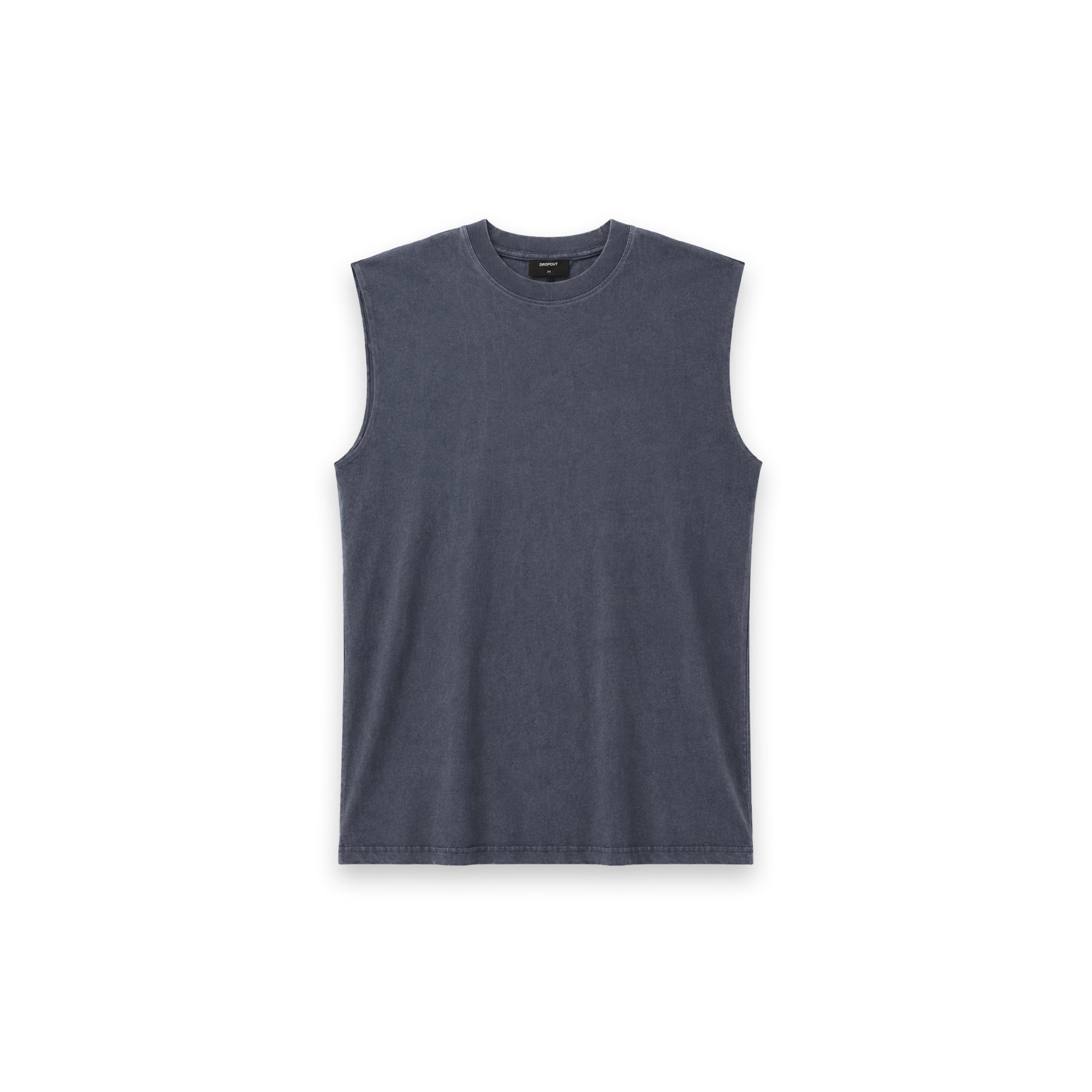 CORE OVERSIZED TANK — WASH BLUE