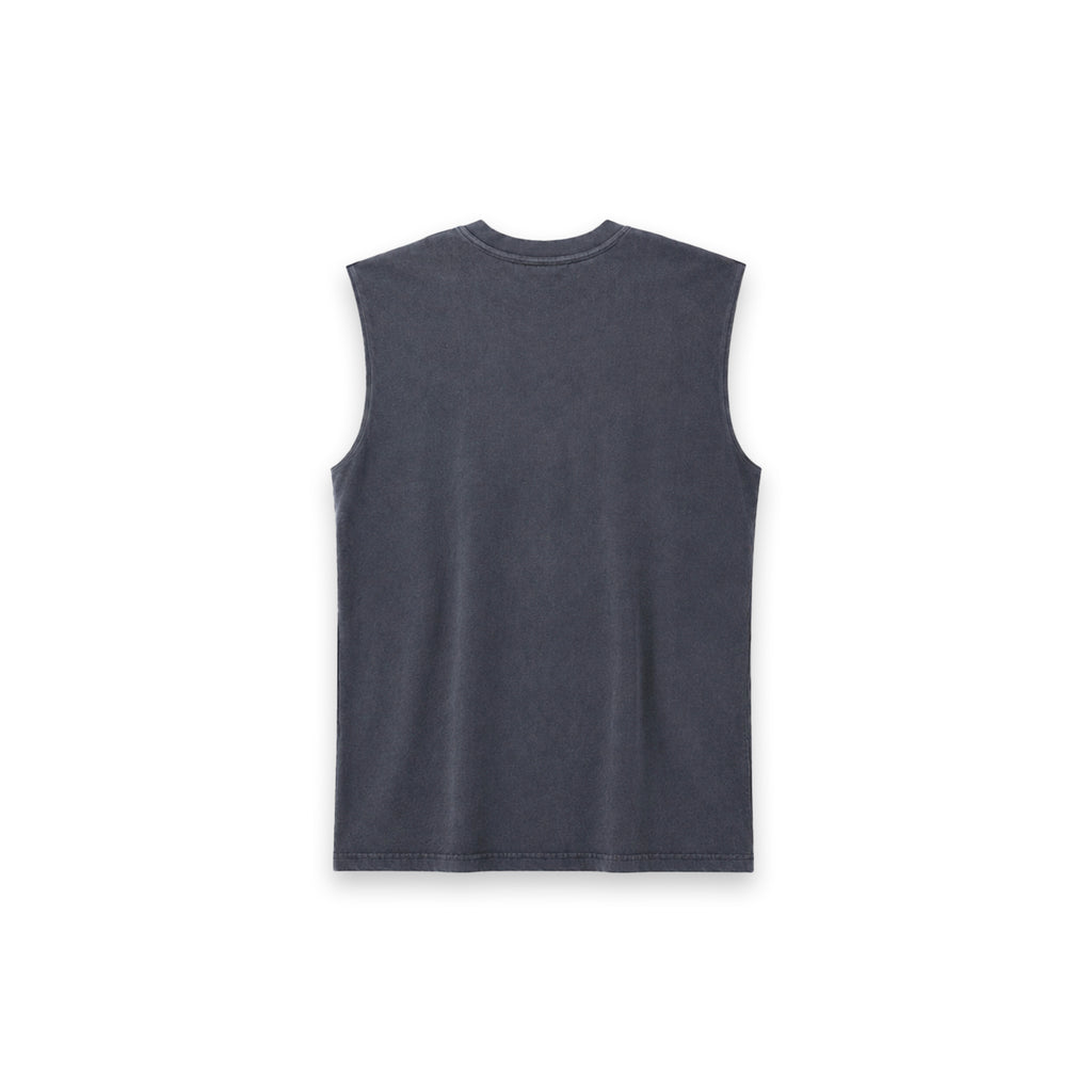 CORE OVERSIZED TANK — WASH BLUE
