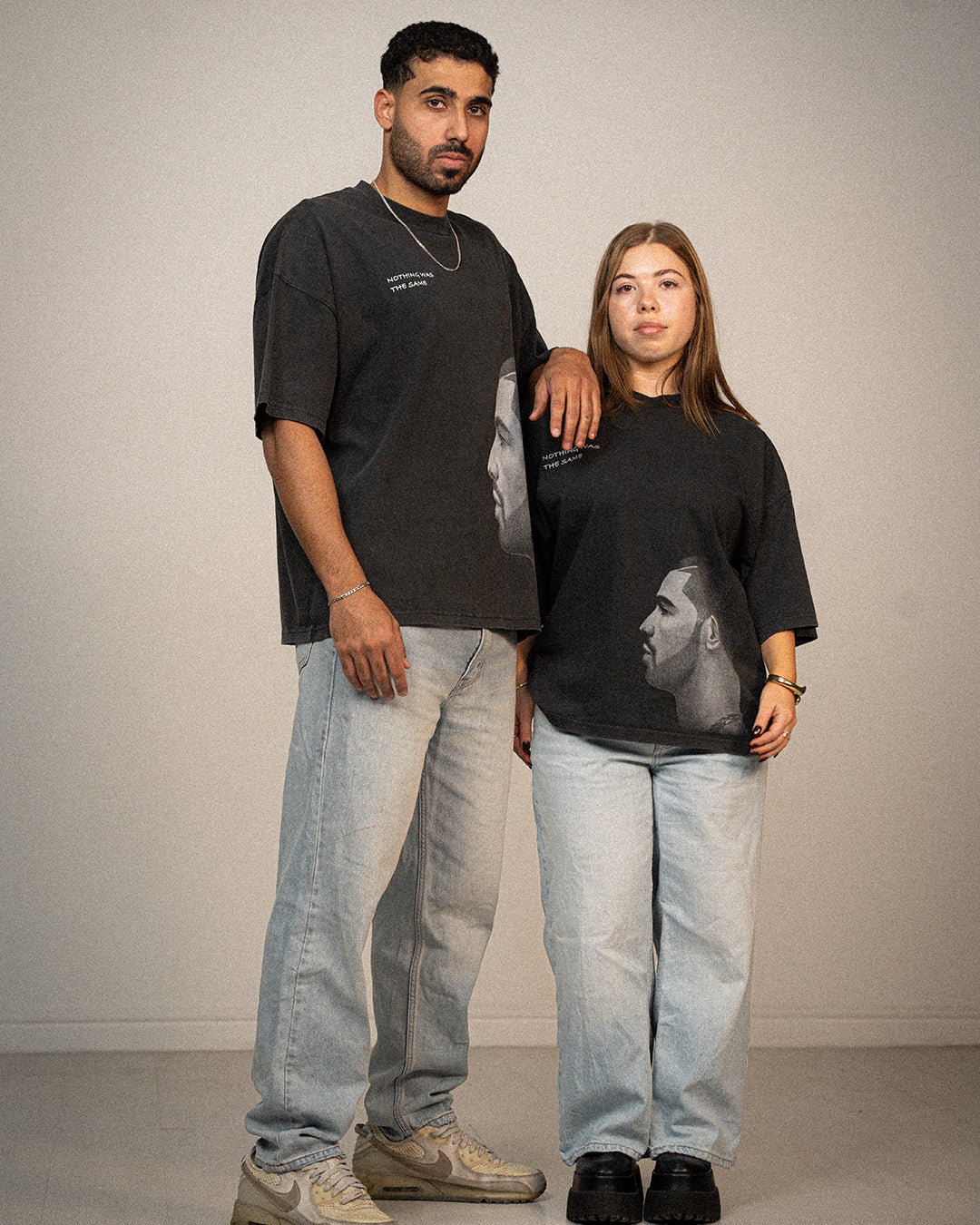 VINTAGE BLACK OVERSIZED BOXY FIT - DRAKE