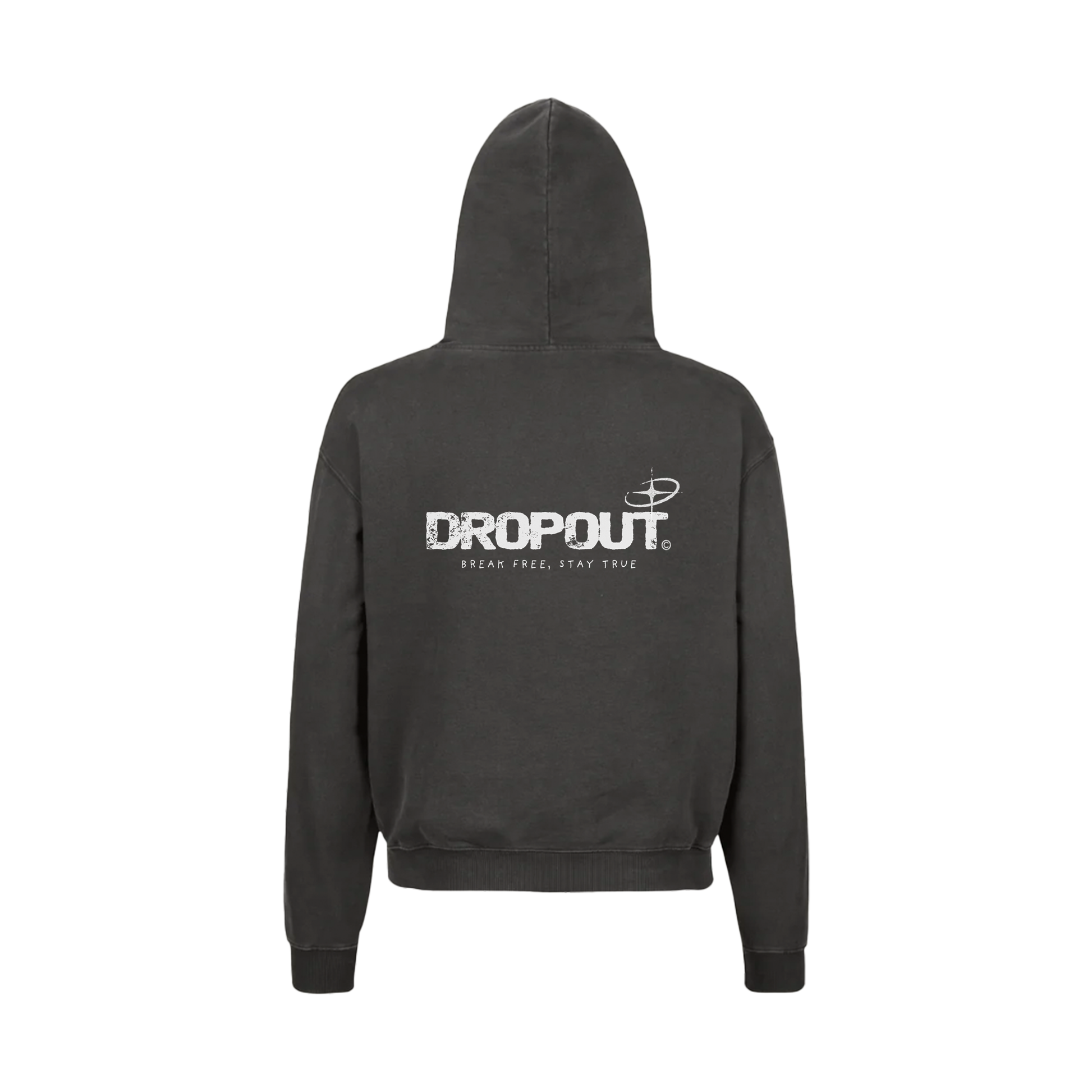 VINTAGE BLACK OVERSIZED HOODIE