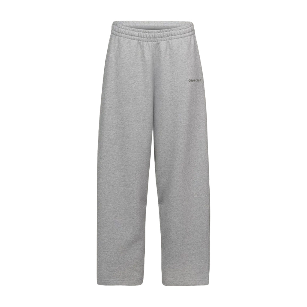 Grey Marl Straight-Leg Relaxed Sweatpants