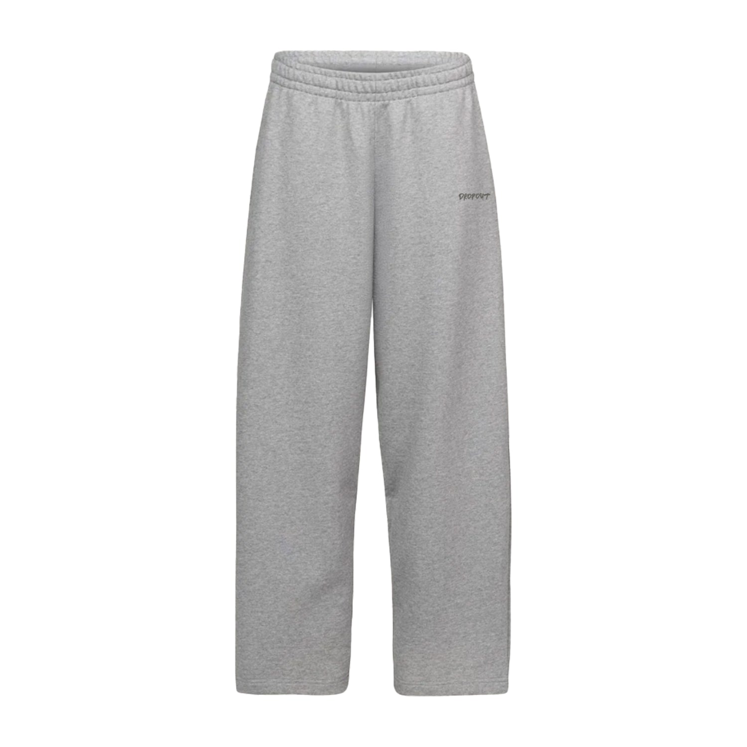 Grey Marl Straight-Leg Relaxed Sweatpants