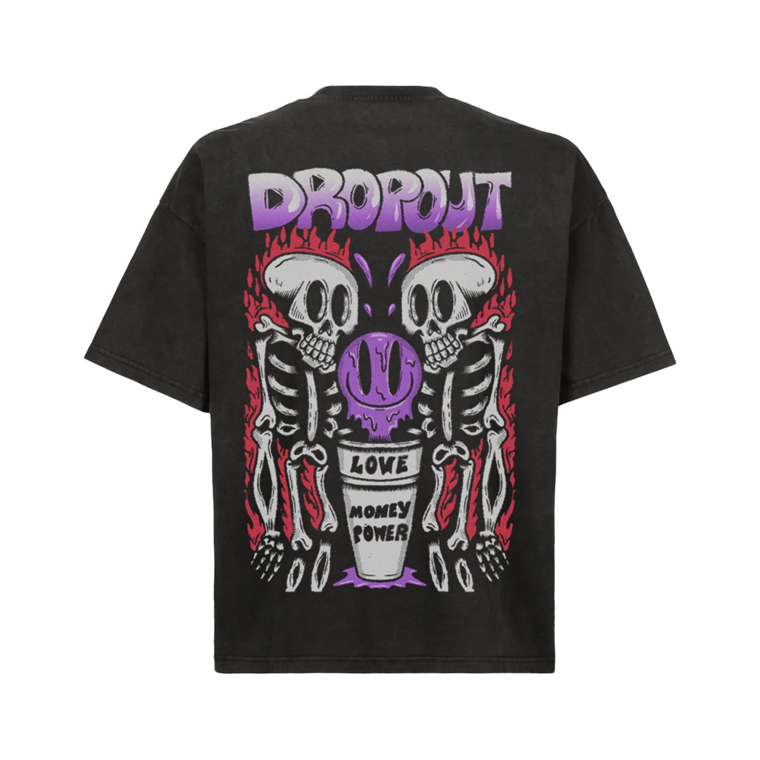 BLACK PURPLE SKELETONS